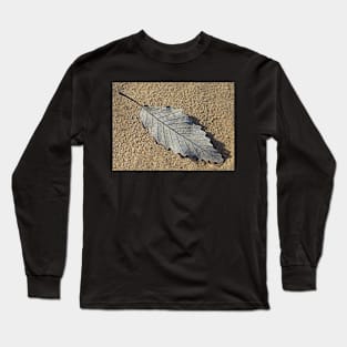 A Leaf on the Sand Long Sleeve T-Shirt